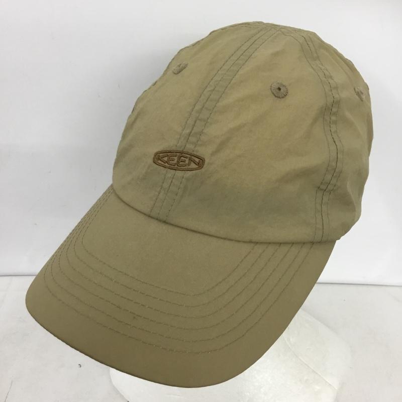キーン KEEN 帽子 キャップ 1028217 ロゴ ナイロン バンジーキャップ ロゴ、文字 ベージュ / ベージュ / beige メンズ USED 古着 中古 10160062