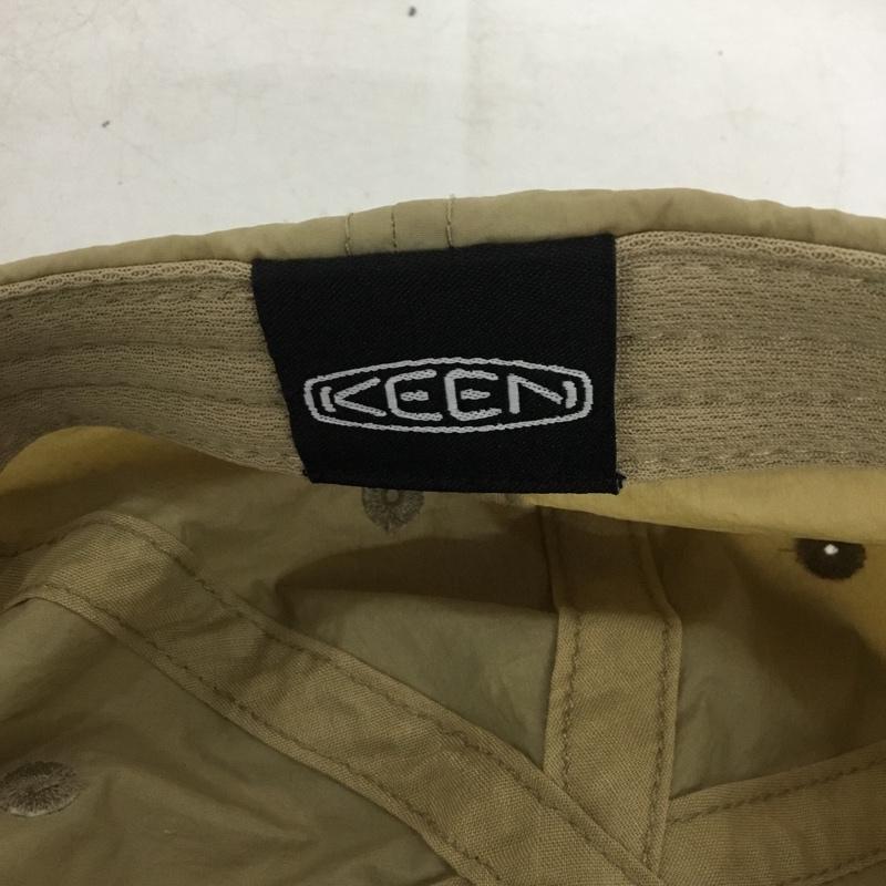 キーン KEEN 帽子 キャップ 1028217 ロゴ ナイロン バンジーキャップ ロゴ、文字 ベージュ / ベージュ / beige メンズ USED 古着 中古 10160062