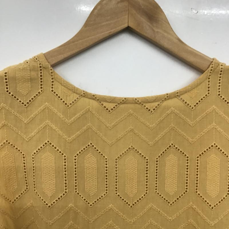 オペークドットクリップ OPAQUE.CLIP ワンピース ロングスカート M 無地 黄 / イエロー / yellow レディース USED 古着 中古 10160063