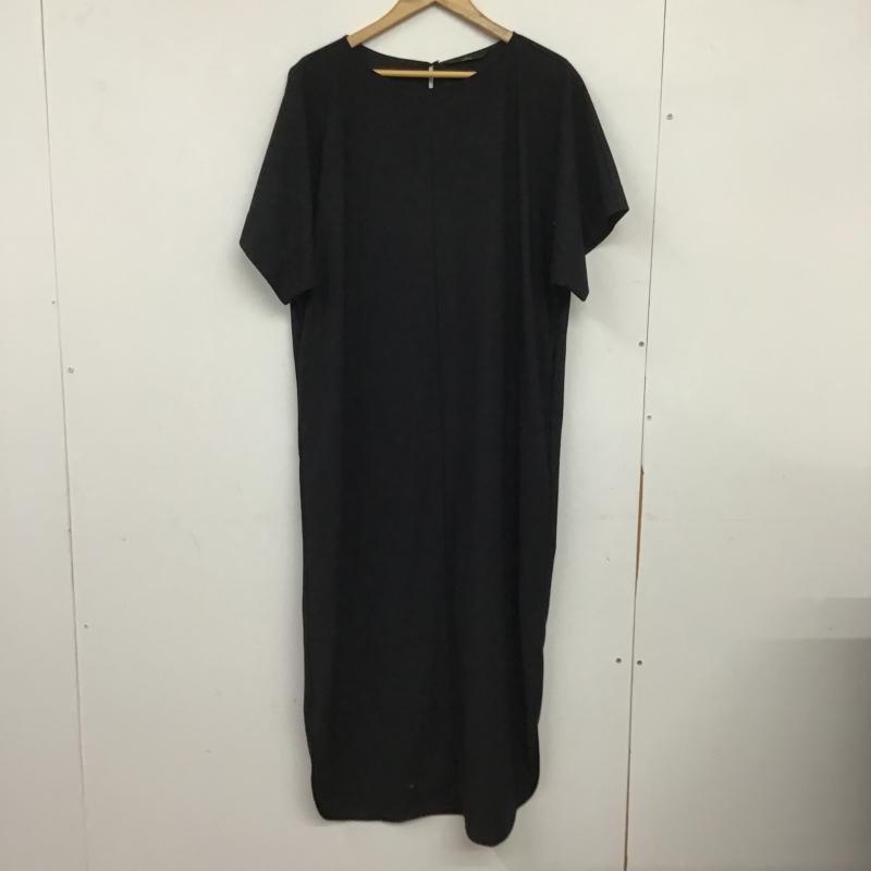 リエス Liesse ワンピース ロングスカート 無地 黒 / ブラック / black レディース USED 古着 中古 10160074