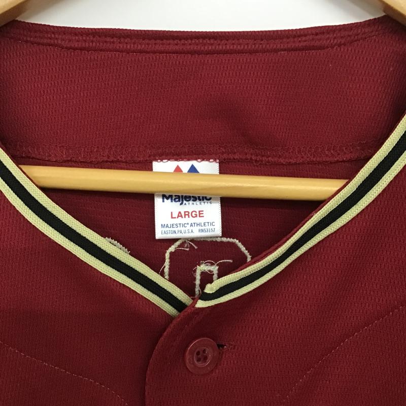 マジェスティック MAJESTIC トップス トップス 東北楽天ゴールデンイーグルス ユニフォーム 背番号5 MOGI L ロゴ、文字 えんじ / ワインレッド / dark red メンズ USED 古着 中古 10160075