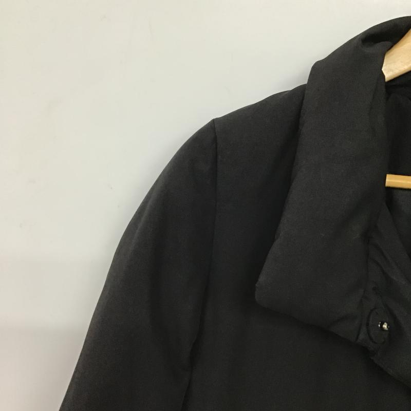 セオリーリュクス theory luxe コート ダウンコート 03-4309615 ダウン フェザー ロング丈 38 無地 黒 / ブラック / black レディース USED 古着 中古 10160079