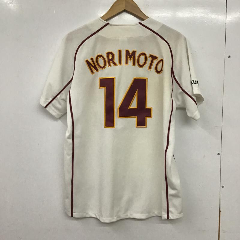 古着 USED トップス トップス 東北楽天ゴールデンイーグルス ユニフォーム 則本昂大 背番号14 M ロゴ、文字 白 / ホワイト / white メンズ USED 古着 中古 10160080