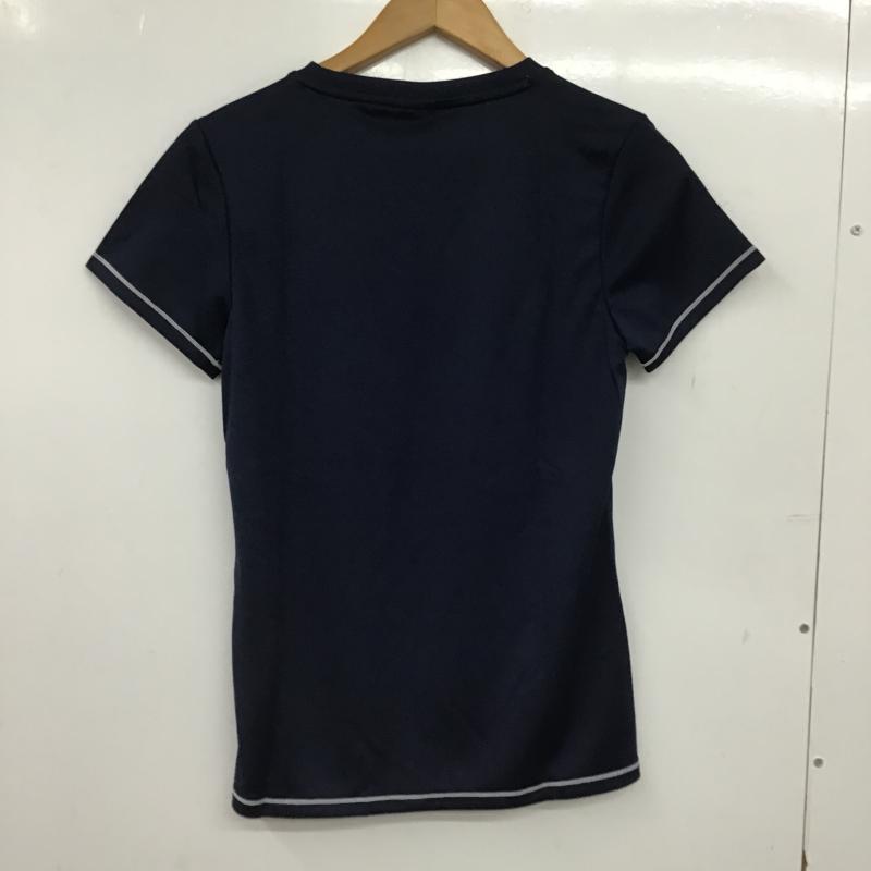 アディダス adidas Tシャツ 半袖 CF6106 トレーニングウェア UPF25 タグ付き M ロゴ、文字 紺 / ネイビー / navy レディース USED 古着 中古 10160081