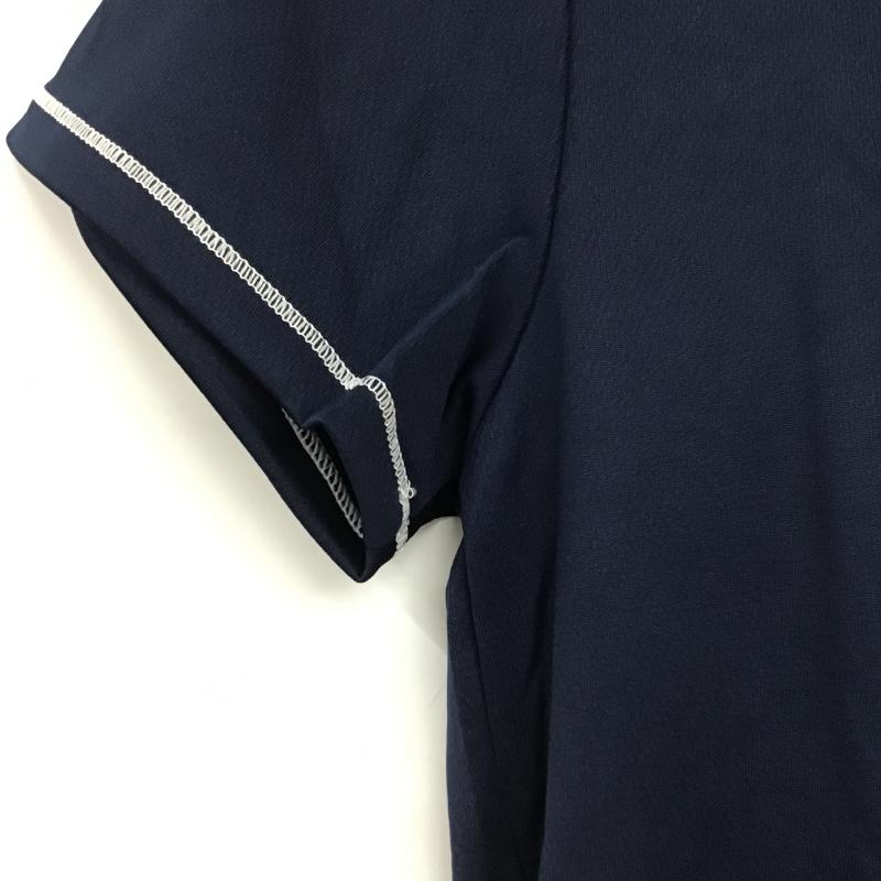 アディダス adidas Tシャツ 半袖 CF6106 トレーニングウェア UPF25 タグ付き M ロゴ、文字 紺 / ネイビー / navy レディース USED 古着 中古 10160081