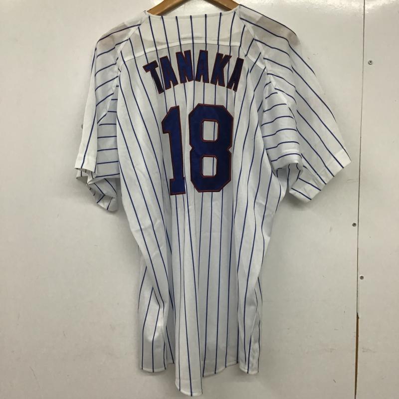 古着 USED トップス トップス 東北楽天ゴールデンイーグルス ユニフォーム 背番号18 田中将大 L ロゴ、文字 白 / ホワイト / white X 青 / ブルー / blue メンズ USED 古着 中古 10160082
