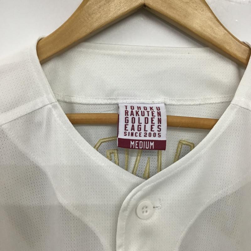 古着 USED トップス トップス 楽天イーグルス ユニフォーム 背番号34 山崎剛 M ロゴ、文字 白 / ホワイト / white X えんじ / ワインレッド / dark red メンズ USED 古着 中古 10160086