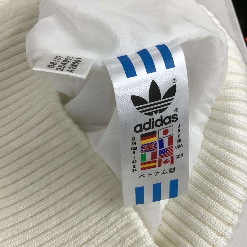 アディダス adidas ベスト ベスト 中綿ベスト S ロゴ、文字 白 / ホワイト / white レディース USED 古着 中古 10160091