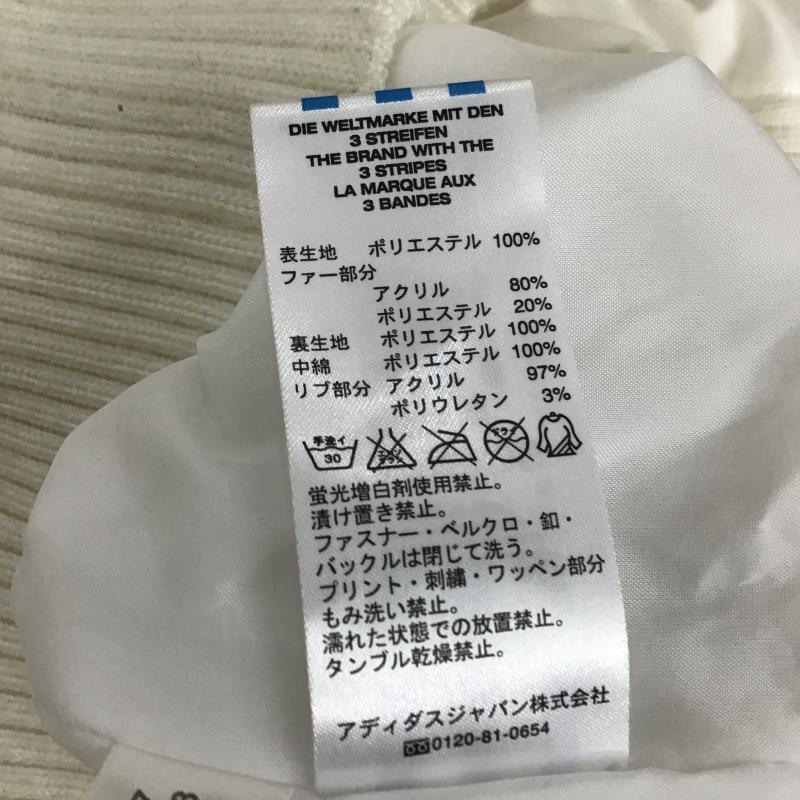 アディダス adidas ベスト ベスト 中綿ベスト S ロゴ、文字 白 / ホワイト / white レディース USED 古着 中古 10160091