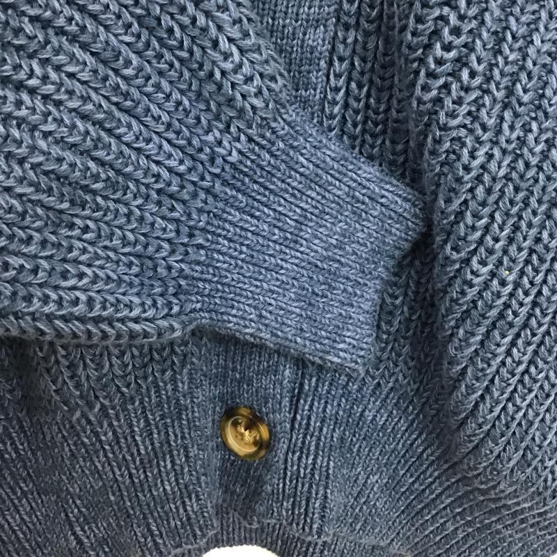ギャップキッズ GAPKIDS カーディガン 長袖 Vネック タグ付き キッズ 150cm XL 無地 青 / ブルー / blue ガールズ USED 古着 中古 10160093