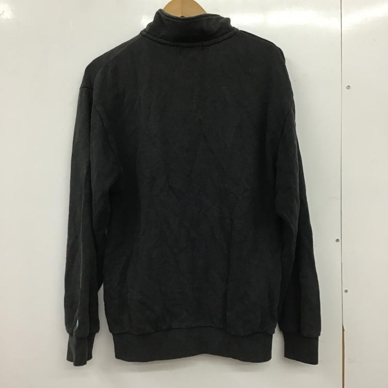 エクストララージ XLARGE トレーナー 長袖 01193215 ハーフジップ スウェット S ロゴ、文字 黒 / ブラック / black メンズ USED 古着 中古 10160094