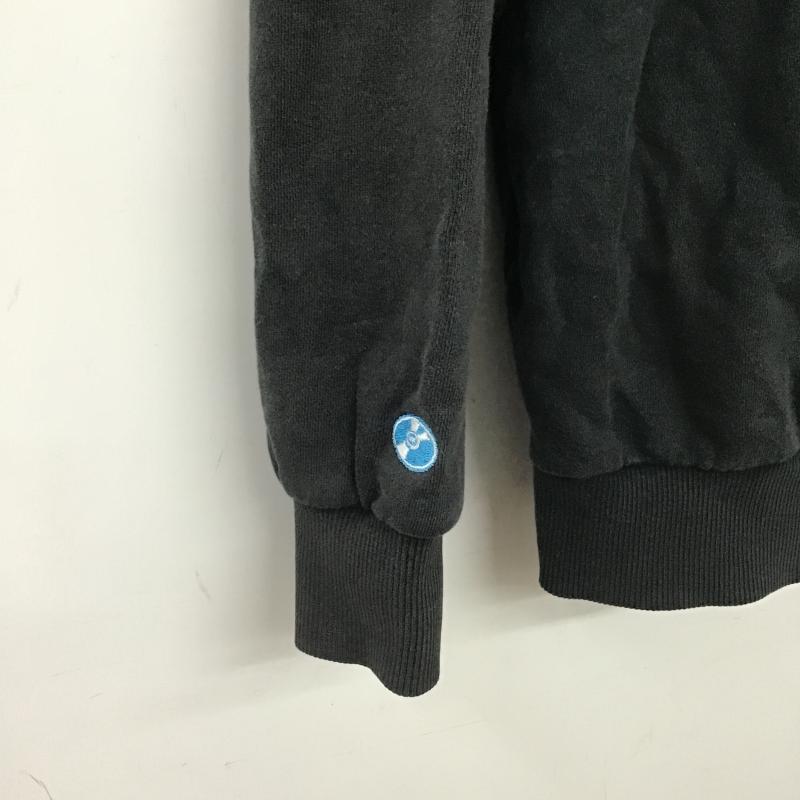 エクストララージ XLARGE トレーナー 長袖 01193215 ハーフジップ スウェット S ロゴ、文字 黒 / ブラック / black メンズ USED 古着 中古 10160094
