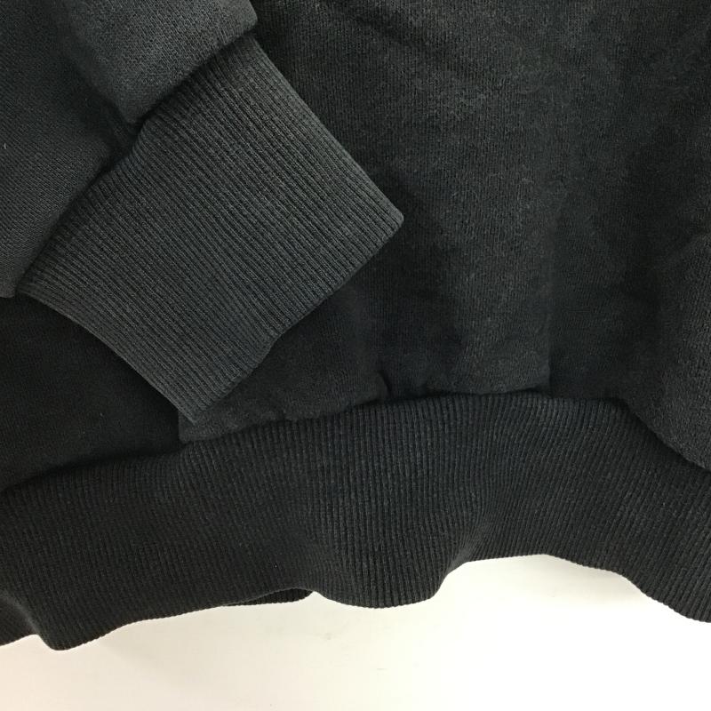 エクストララージ XLARGE トレーナー 長袖 01193215 ハーフジップ スウェット S ロゴ、文字 黒 / ブラック / black メンズ USED 古着 中古 10160094