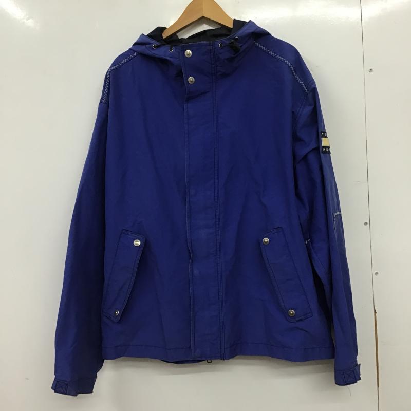 トミーヒルフィガー TOMMY HILFIGER ジャケット、上着 ジャンパー、ブルゾン ウィンドブレーカー マウンテンパーカー L ロゴ、文字 青 / ブルー / blue メンズ USED 古着 中古 10160095