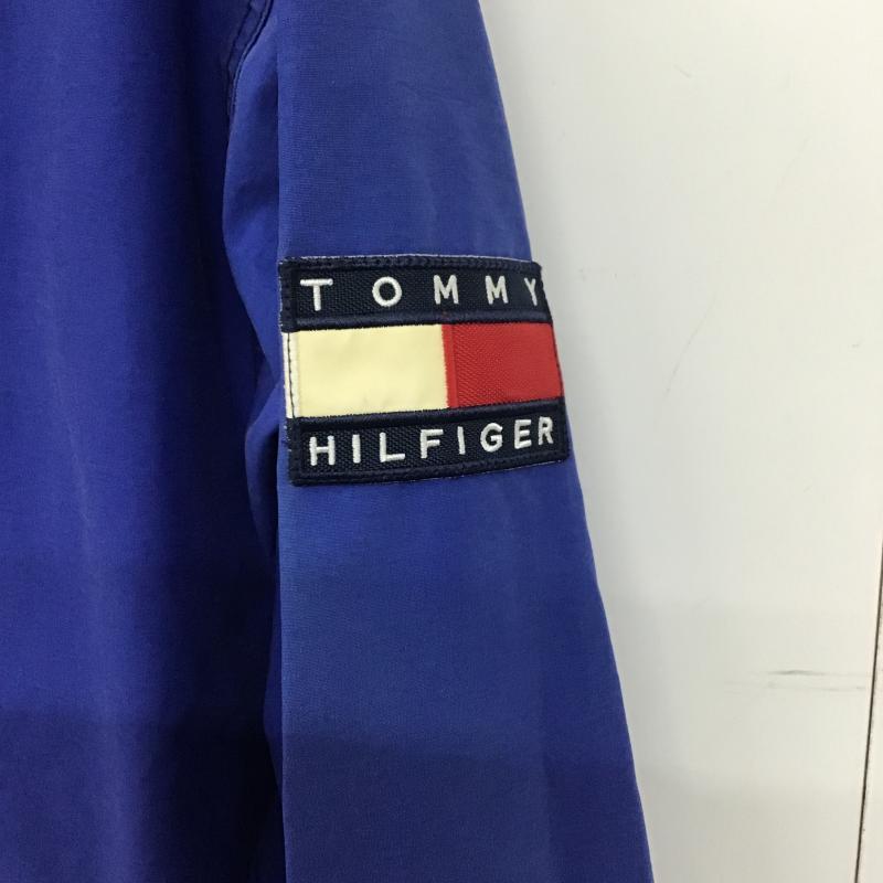 トミーヒルフィガー TOMMY HILFIGER ジャケット、上着 ジャンパー、ブルゾン ウィンドブレーカー マウンテンパーカー L ロゴ、文字 青 / ブルー / blue メンズ USED 古着 中古 10160095