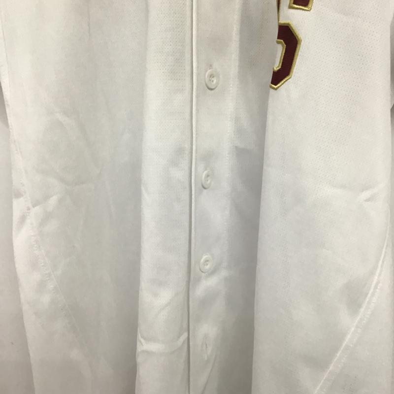 古着 USED トップス トップス 東北楽天ゴールデンイーグルス ユニフォーム 背番号6 西川 遥輝 M ロゴ、文字 白 / ホワイト / white X えんじ / ワインレッド / dark red メンズ USED 古着 中古 10160096