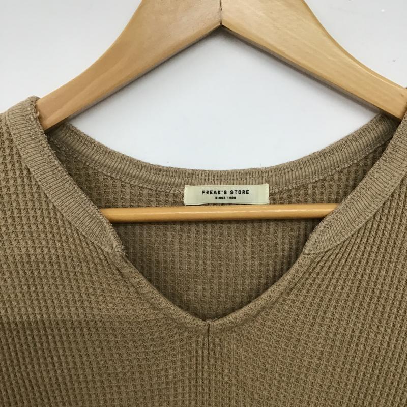 フリークスストア FREAK S STORE ワンピース ひざ丈スカート 183-3146 ワッフルワンピース FREE 無地 ベージュ / ベージュ / beige レディース USED 古着 中古 10160099