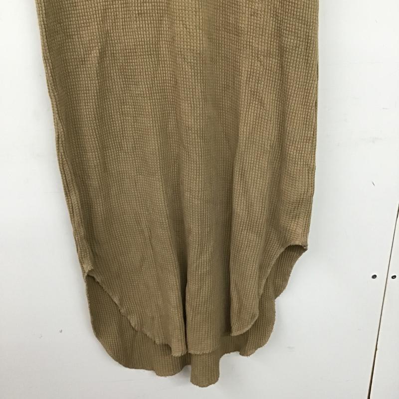 フリークスストア FREAK S STORE ワンピース ひざ丈スカート 183-3146 ワッフルワンピース FREE 無地 ベージュ / ベージュ / beige レディース USED 古着 中古 10160099