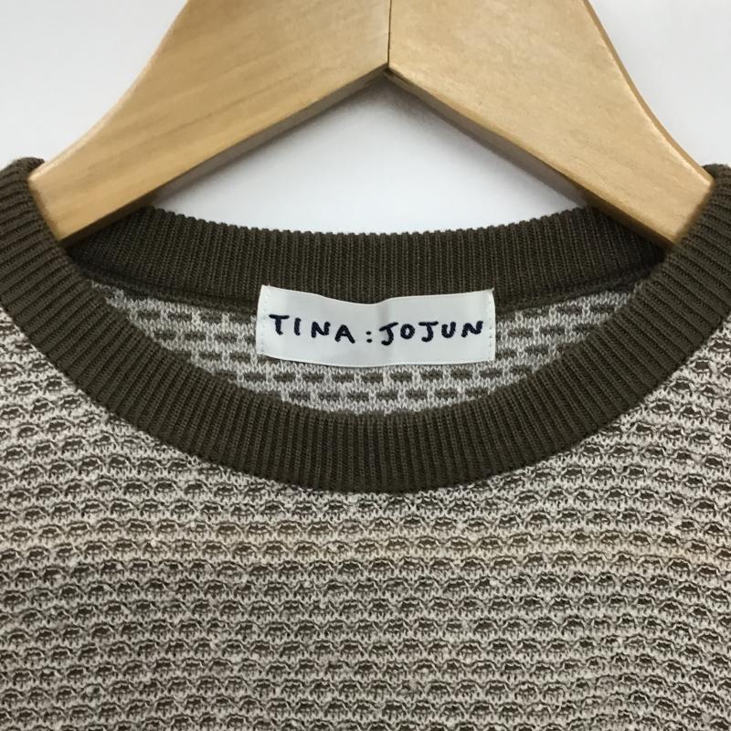 ティーナ ジョジュン TINA:JOJUN カットソー 半袖 半袖カットソー クルーネックカットソー M  マルチカラー / マルチカラー / multicolor レディース USED 古着 中古 10160103