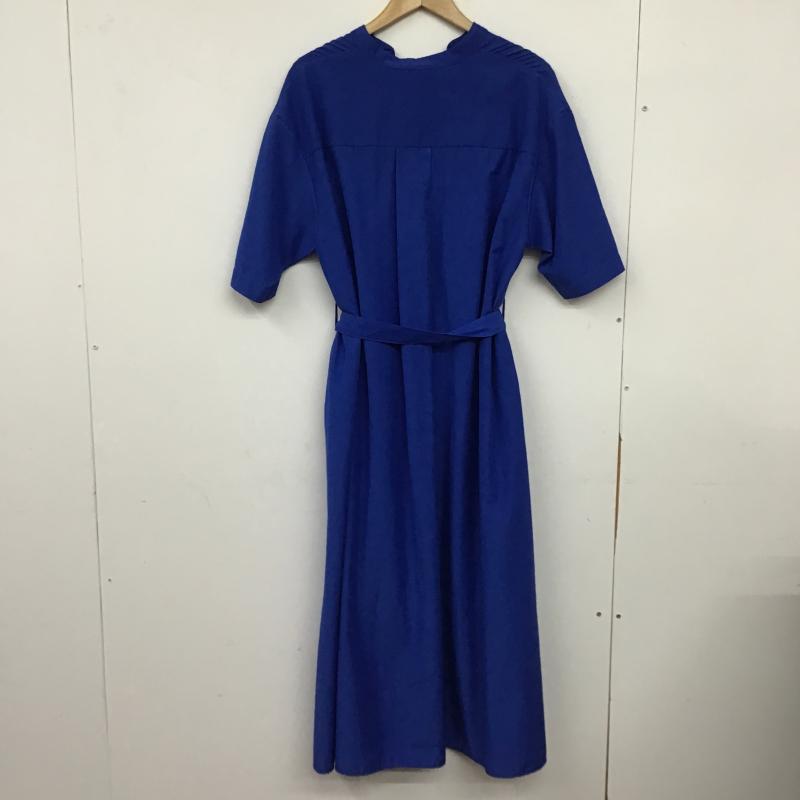 ビーピーキューシー BPQC ワンピース ロングスカート 1 無地 青 / ブルー / blue レディース USED 古着 中古 10160105