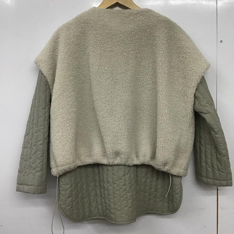 アズールバイマウジー AZUL BY MOUSSY ジャケット、上着 ジャンパー、ブルゾン 250eab30-253i ジャケット アウター S 無地 アイボリー / アイボリー / レディース USED 古着 中古 10160106