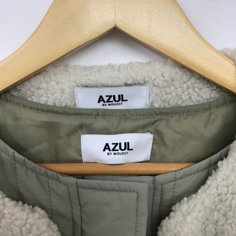 アズールバイマウジー AZUL BY MOUSSY ジャケット、上着 ジャンパー、ブルゾン 250eab30-253i ジャケット アウター S 無地 アイボリー / アイボリー / レディース USED 古着 中古 10160106