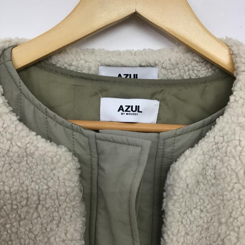 アズールバイマウジー AZUL BY MOUSSY ジャケット、上着 ジャンパー、ブルゾン 250eab30-253i ジャケット アウター S 無地 アイボリー / アイボリー / レディース USED 古着 中古 10160106