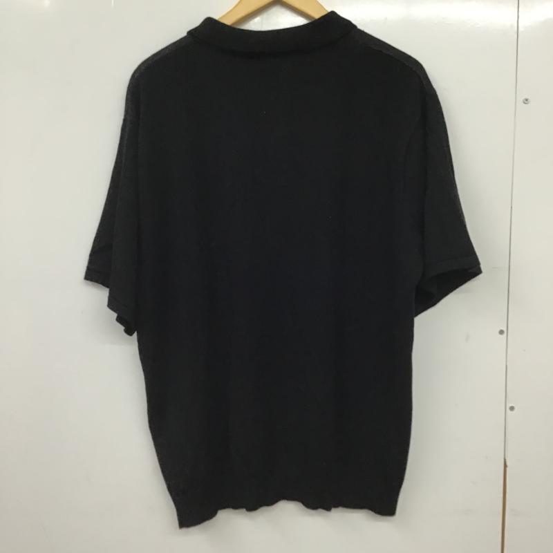 クーパー COOPER ニット、セーター 半袖 半袖ニットカットソー ポロシャツ FREE プリント 黒 / ブラック / black レディース USED 古着 中古 10160109