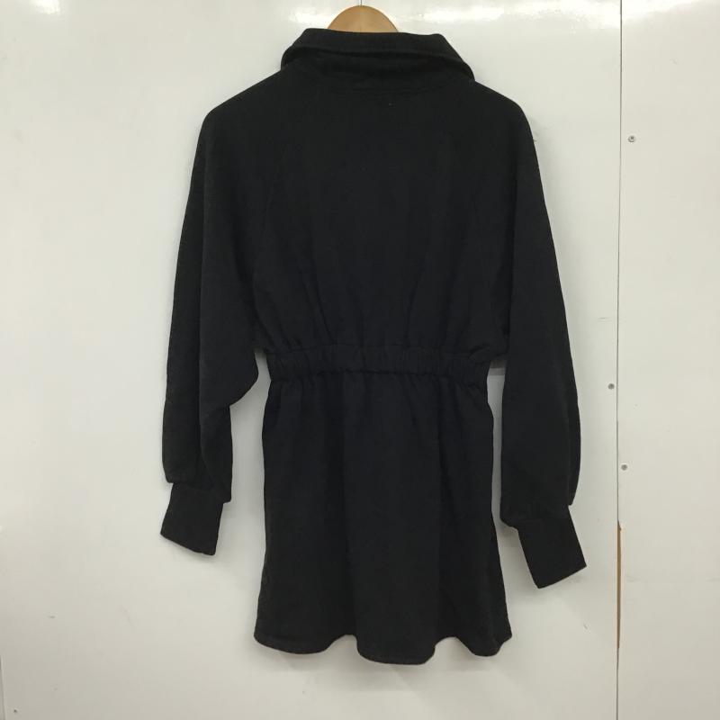チコ CHICO ワンピース ミニスカート 長袖ミニワンピース フレアスカート FREE 無地 黒 / ブラック / black レディース USED 古着 中古 10160112