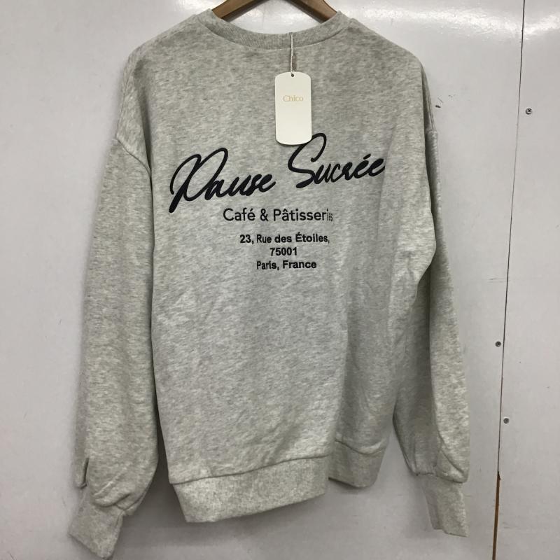 チコ CHICO トレーナー 長袖 長袖トレーナー スウェット クルーネック プルオーバー FREE ロゴ、文字 マルチカラー / マルチカラー / multicolor レディース USED 古着 中古 10160115