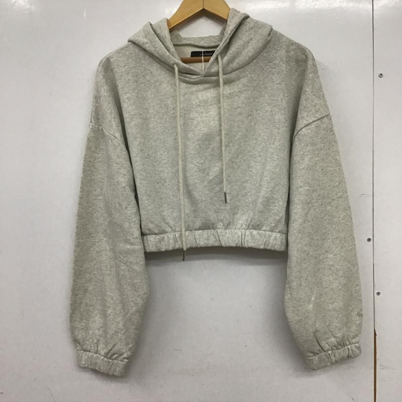 ダブルクローゼット w closet パーカー 長袖 長袖パーカー プルオーバーパーカー スウェット FREE 無地 アイボリー / アイボリー / レディース USED 古着 中古 10160118