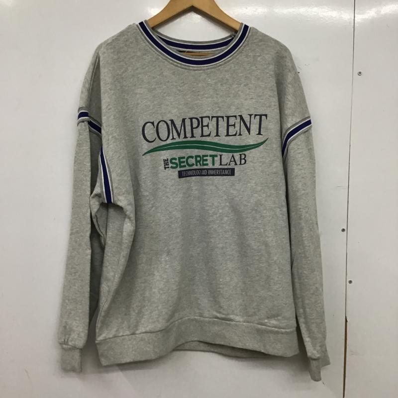 レイカズン Ray Cassin トレーナー 長袖 長袖トレーナー スウェット クルーネック プルオーバー FREE ロゴ、文字 灰 / グレー / gray レディース USED 古着 中古 10160120