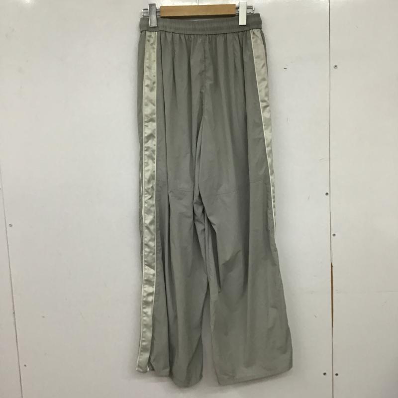 チコ CHICO パンツ ワークパンツ、ペインターパンツ ワイドパンツ カジュアルパンツ ワークパンツ ジャージ FREE 無地 灰 / グレー / gray X 銀 / シルバー / silver color レディース USED 古着 中古 10160123