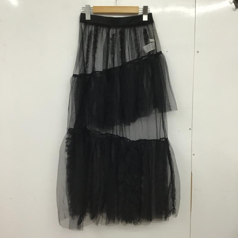 チコ CHICO スカート ロングスカート ロングスカート フレアスカート カジュアルスカート FREE 無地 黒 / ブラック / black レディース USED 古着 中古 10160124