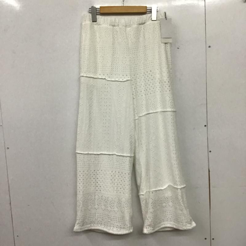 チャオパニックティピー CIAOPANIC TYPY パンツ ワークパンツ、ペインターパンツ ワイドパンツ カジュアルパンツ ワークパンツ S  白 / ホワイト / white レディース USED 古着 中古 10160125