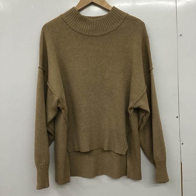 スライ SLY ニット、セーター 長袖 長袖ニットカットソー クルーネック セーター 無地 ベージュ / ベージュ / beige レディース USED 古着 中古 10160128
