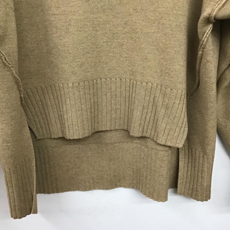 スライ SLY ニット、セーター 長袖 長袖ニットカットソー クルーネック セーター 無地 ベージュ / ベージュ / beige レディース USED 古着 中古 10160128