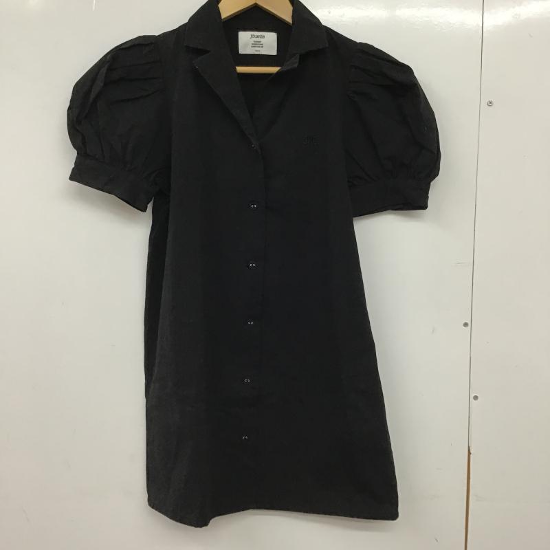 ジュエティ jouetie ワンピース ミニスカート 082320301201-01 ミニワンピース M ロゴ、文字 黒 / ブラック / black レディース USED 古着 中古 10160129