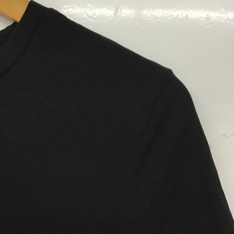 ザラ ZARA Tシャツ 半袖 半袖カットソー プリントTシャツ クルーネックカットソー M 無地 黒 / ブラック / black レディース USED 古着 中古 10160130