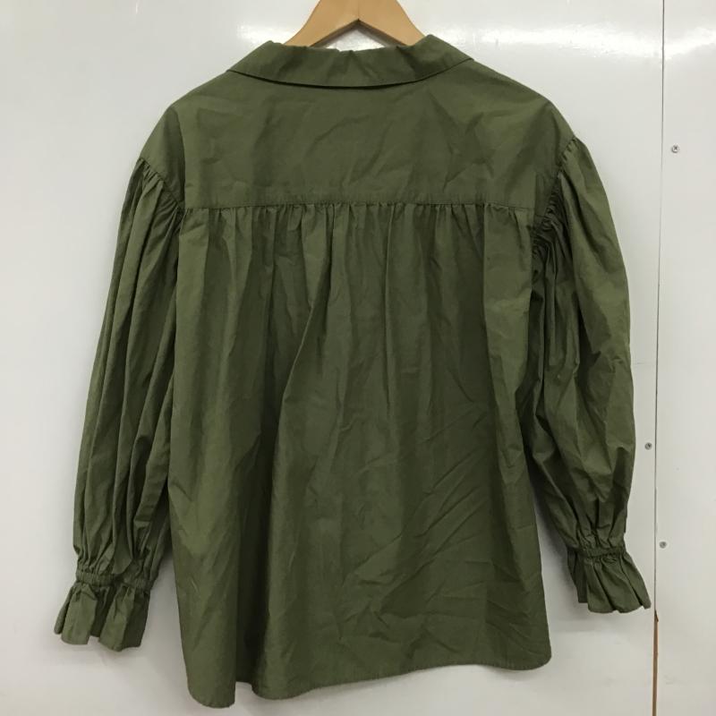 スライ SLY シャツ、ブラウス 長袖 030aay30-1770 長袖シャツ FREE 無地 カーキ / カーキ / khaki レディース USED 古着 中古 10160135