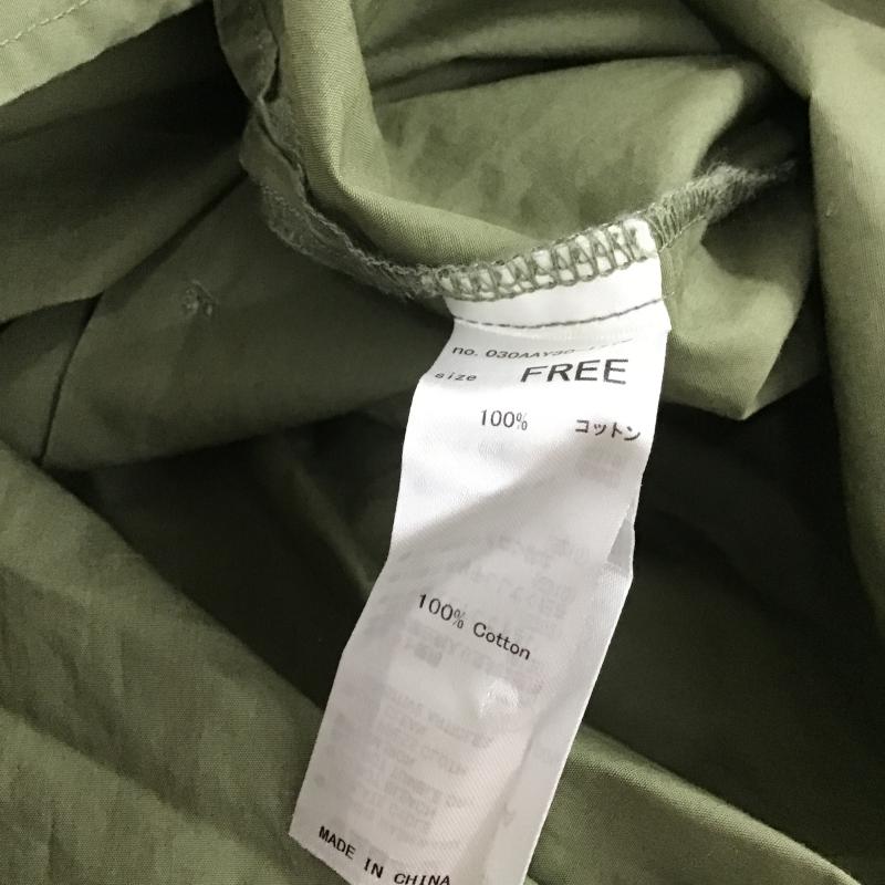スライ SLY シャツ、ブラウス 長袖 030aay30-1770 長袖シャツ FREE 無地 カーキ / カーキ / khaki レディース USED 古着 中古 10160135