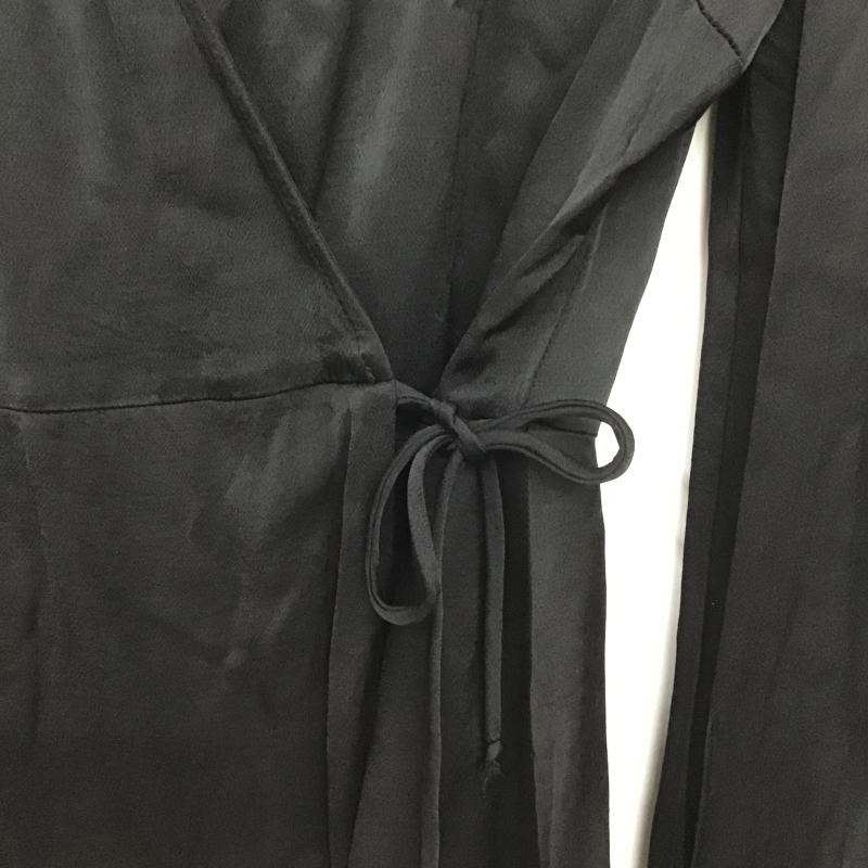 ザラウーマン ZARA WOMAN カットソー 長袖 長袖カットソー 無地カットソー S 無地 黒 / ブラック / black レディース USED 古着 中古 10160137