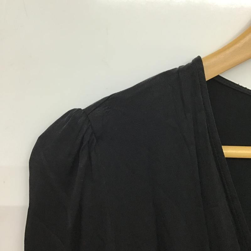 ザラウーマン ZARA WOMAN カットソー 長袖 長袖カットソー 無地カットソー S 無地 黒 / ブラック / black レディース USED 古着 中古 10160137