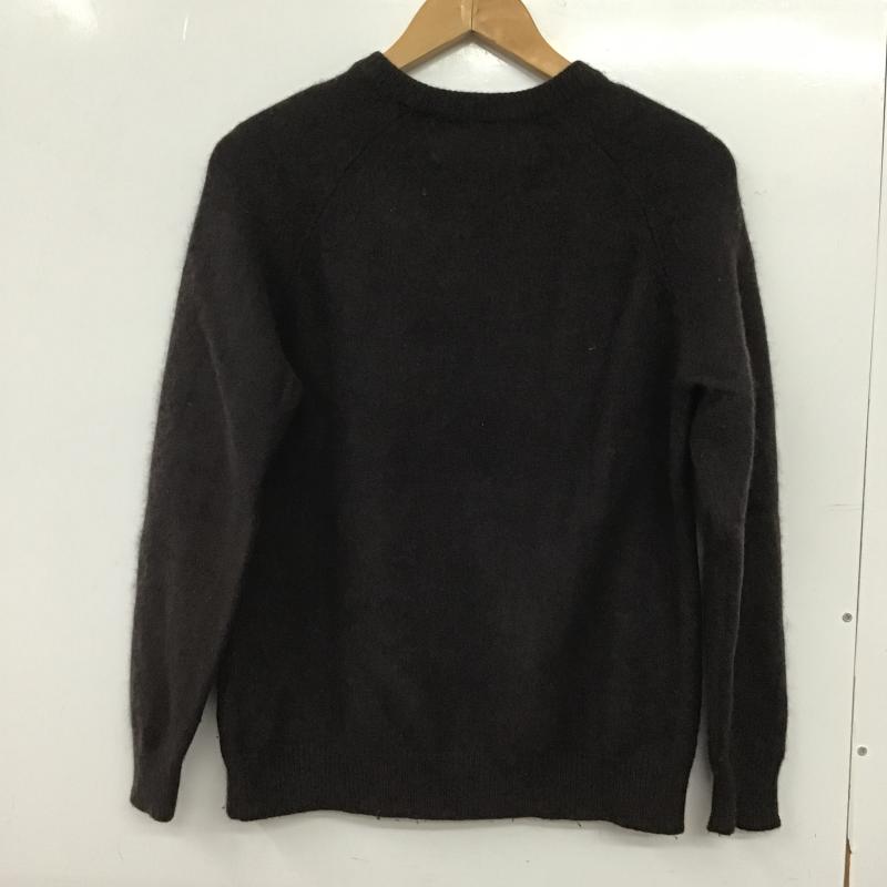 ユナイテッドアローズグリーンレーベルリラクシング UNITED ARROWS green label relaxing ニット、セーター 長袖 長袖ニットカットソー クルーネック セーター M 無地 ダークブラウン / ダークブラウン / レディース USED 古着 中古 10160139