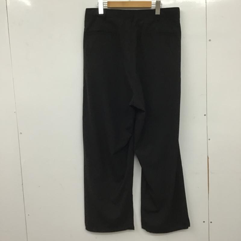 ジャーナルスタンダード JOURNAL STANDARD パンツ スラックス スラックスパンツ ワイドパンツ カジュアルパンツ L 無地 黒 / ブラック / black メンズ USED 古着 中古 10160148