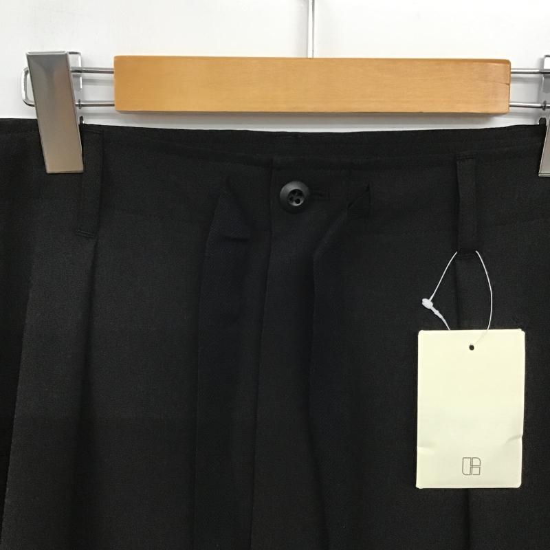 ジャーナルスタンダード JOURNAL STANDARD パンツ スラックス スラックスパンツ ワイドパンツ カジュアルパンツ L 無地 黒 / ブラック / black メンズ USED 古着 中古 10160148