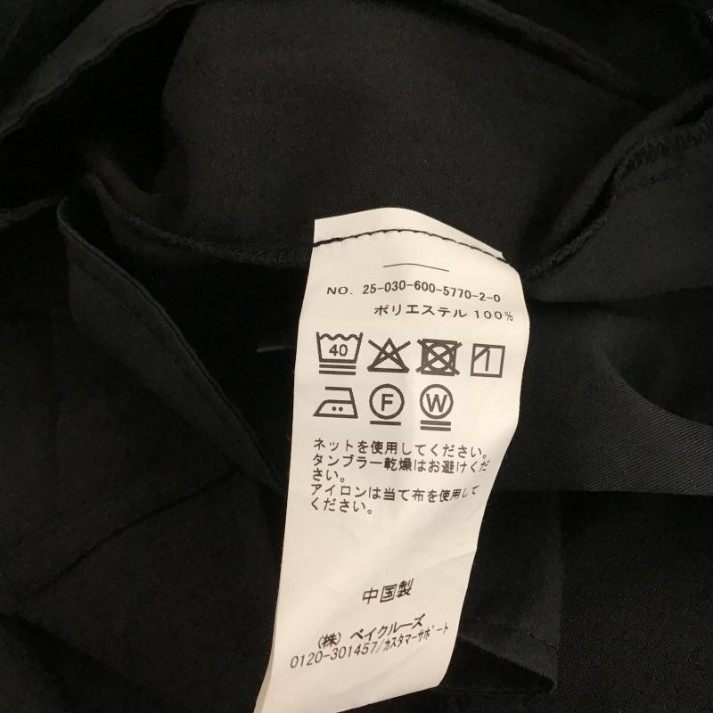 ジャーナルスタンダード JOURNAL STANDARD パンツ スラックス スラックスパンツ ワイドパンツ カジュアルパンツ L 無地 黒 / ブラック / black メンズ USED 古着 中古 10160148