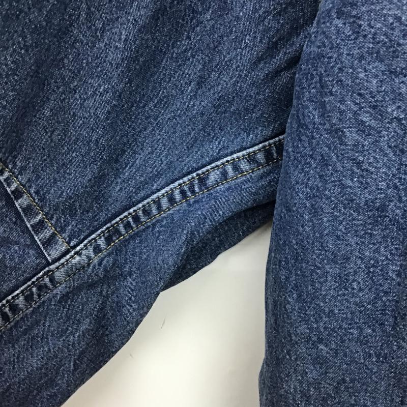 ジーユー GU ジャケット、上着 ジャンパー、ブルゾン 311-360206 デニムジップアップパーカ UNDERCOVER L 無地 青 / ブルー / blue メンズ USED 古着 中古 10160149