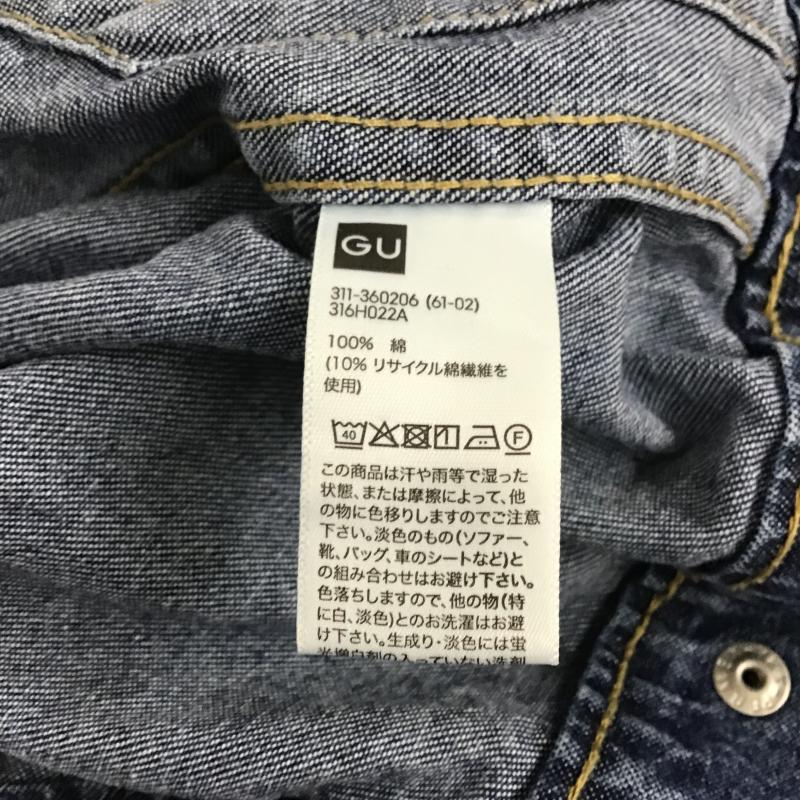 ジーユー GU ジャケット、上着 ジャンパー、ブルゾン 311-360206 デニムジップアップパーカ UNDERCOVER L 無地 青 / ブルー / blue メンズ USED 古着 中古 10160149