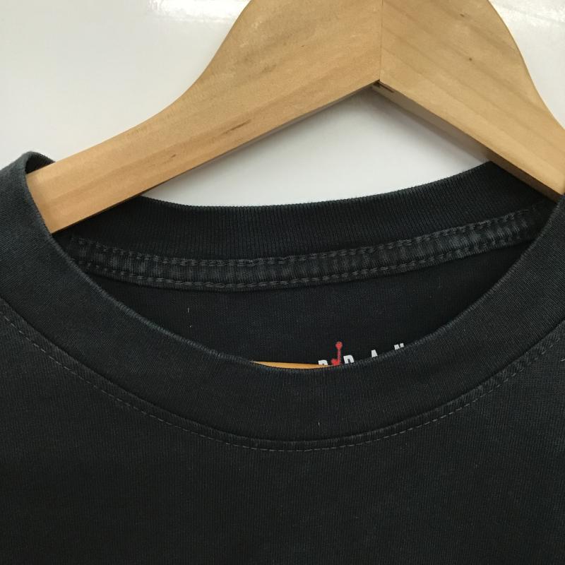 エアジョーダン AIR JORDAN Tシャツ 半袖 半袖カットソー プリントTシャツ クルーネックカットソー L ロゴ、文字 ダークグレー / ダークグレー / メンズ USED 古着 中古 10160152